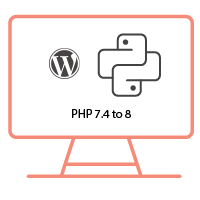 WordPress PHP 7.4 to 8