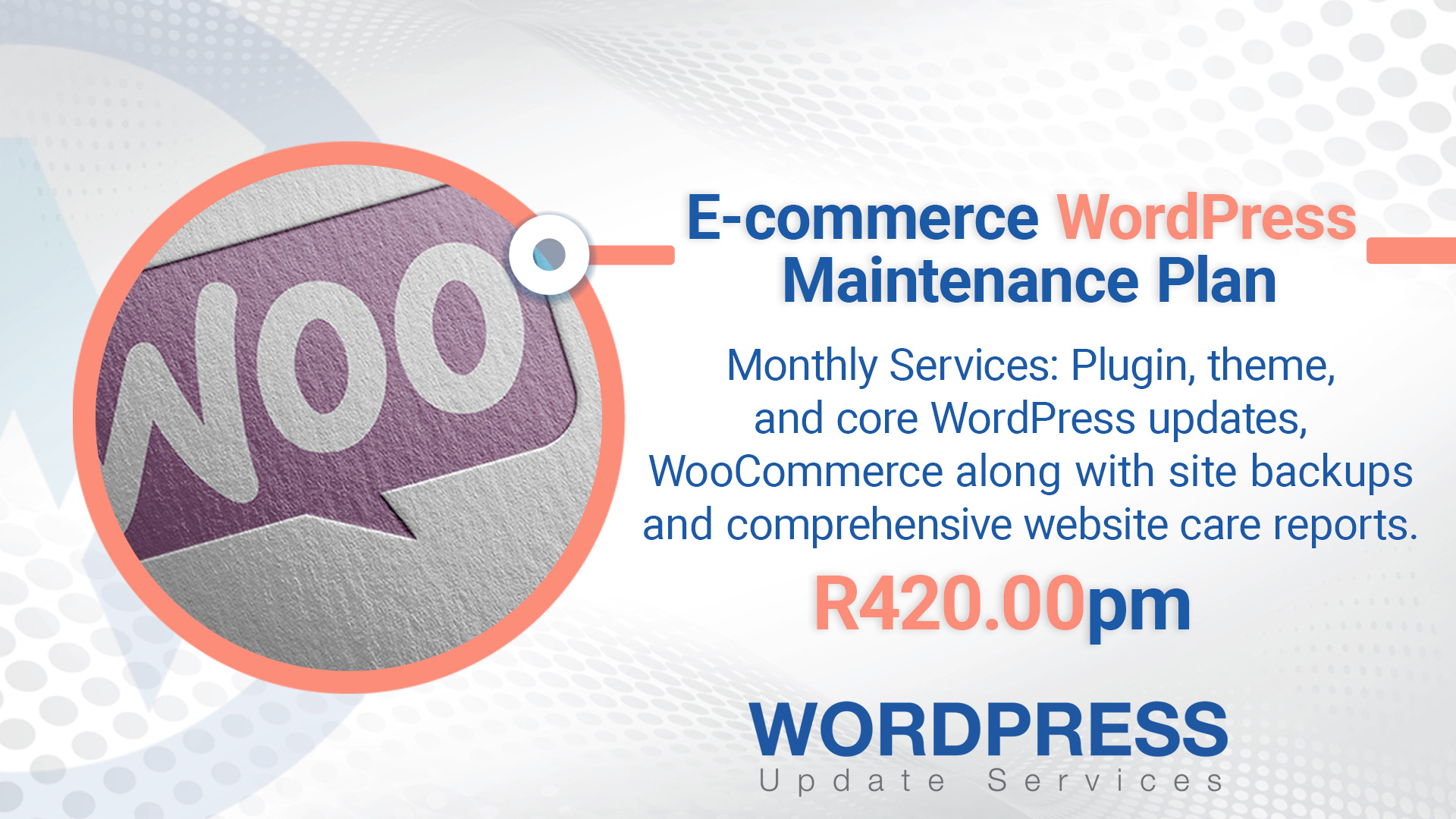 E-commerce WordPress Maintenance Plan.